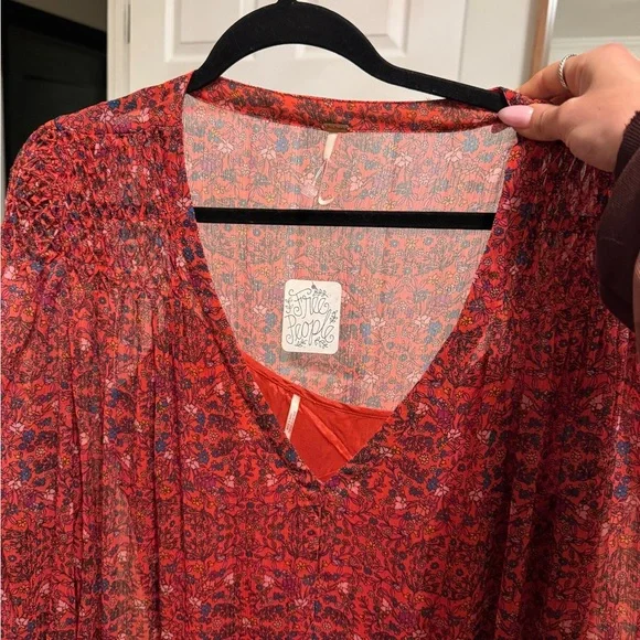 Free People Chiffon Tiered Dress - Picture 6 of 7